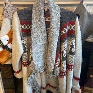 Christmas cardigan.